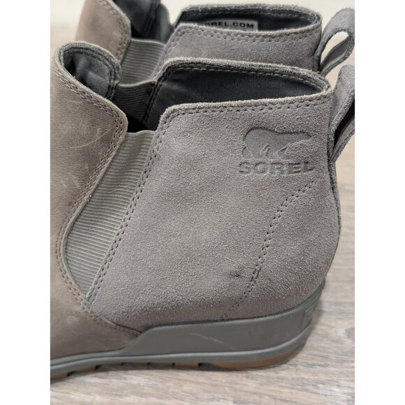 Sorel Women's Evie Bootie Pull-On Gray Ankle Boots for Ladies Quarry/Gum Sz 8.5 - Picture 11 of 16